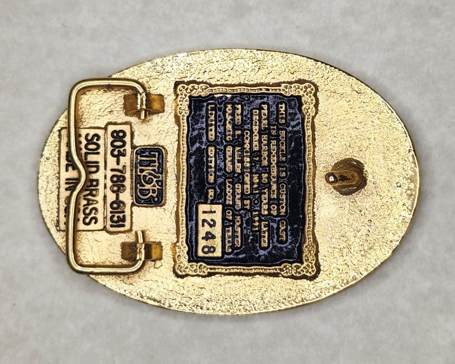 [Buckle Pic Missing] (Click here)